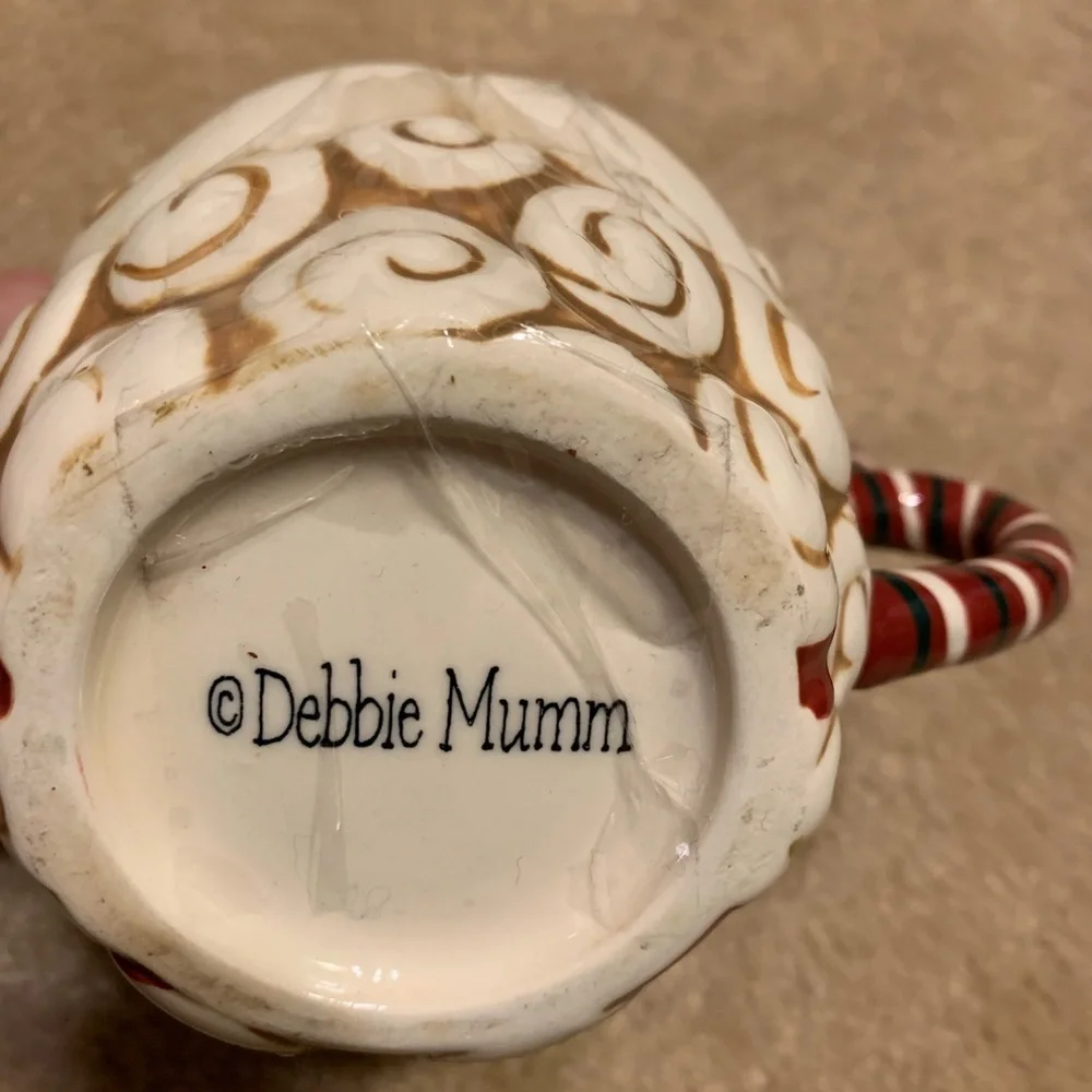 Debbie Mumm Christmas Santa Tea Pot